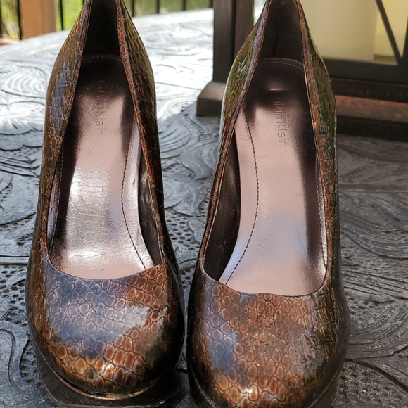 Croc print Calvin Klein Size 6 stunners - Picture 4 of 6